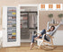 8 Closet 20 KEETDY Over The Door Organizer with Deep Pockets, Hanging Rack for Hanger Fits Pairs, Shoe Holder