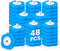 KCHDZJU Toilet Bowl Wand Refills, 48 Pcs Disposable Toilet Brush Cleaning Sponges Heads,