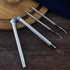 Artcome 3 Pcs Nutcracker Set, Stainless Steel Nut Cracker with 1 Nut Cracker and 2 Picks