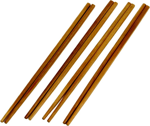 Chef Craft Select Bamboo Chopsticks, 4 Piece Set, Natural