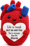 Mini Encouragement Gift for Women Men Emotional Cheer Up Support Handmade Crochet