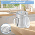 COAUXOG 2Pcs (Small-6OZ) Metal Salt Pepper Dredge Shakers, Stainless Steel Pepper Shaker Seasoning Jar With Handle