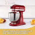 Metal Mixer Slider Mat for KitchenAid Stand Mixer, Appliance Sliding Tray, Compatible with 4.5-5 Qt Tilt-Head Artisan.