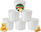 PetriStor 6 Pcs Soft Cheese Mold for Cheese Making 1.85QT - Cheese