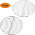 P&P CHEF 9 Inch Round Cooking Rack, Stainless Steel for Cooking, Cooling, Steaming, Baking, Fit for Air Fryer Pot, 2