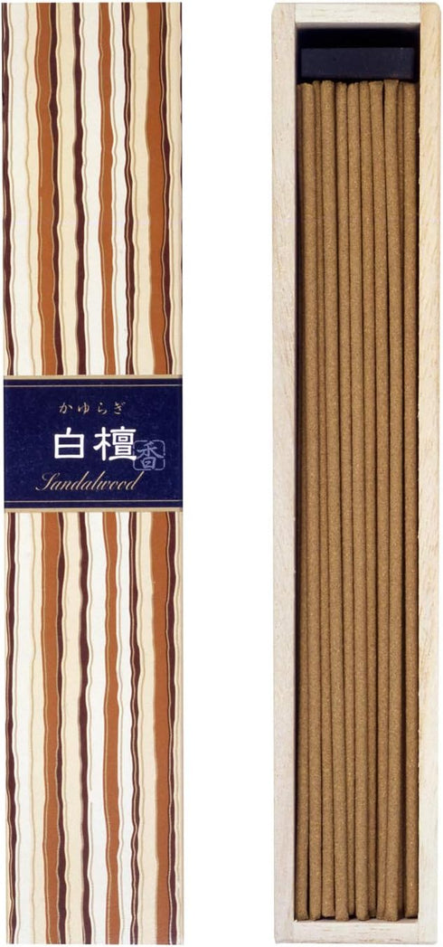 Nippon Kodo Kayuragi Sandalwood Incense Sticks, Japanese Quality