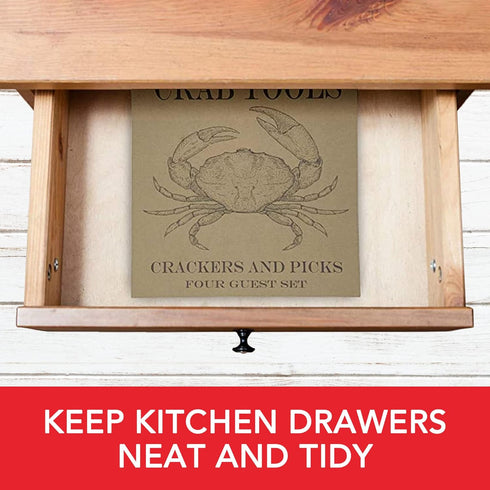 Set 4 Crab Leg Crackers and Picks, of Easy-to-Use Lobster Crackers & Stainless Steel Lobster Picks, Crab Crackers