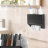 Hand Towels Box Cover,PU Leather Wall-Mounted Tissue Box Cover Holder Compatible with Kleenex Disposable Paper Hand