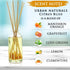 Urban Naturals Citrus Bliss Mandarin Orange & Grapefruit Essential Oil Reed Diffuser with Real Orange
