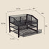 Countertop, Homsorout Coffee Bar Organizer - Coffee Station for Metal and Wood K Cup holder Storage Basket for Syrup
