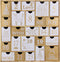Juegoal Advent Calendar with 25 Drawers, Refillable Wooden Countdown to Christmas Gift for Kids, 12 Inches