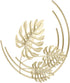 FUNOMOCYA Leaf Wall Hanging, Tropical Leaves Sculpture, Golden Palm Leaves Metal Wall Art Home Décor.