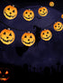 Adirxon Charming Halloween Christmas Pumpkin Lantern Lights, 12ft 20 LED UL Certified String