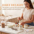 12 Pack 12 Oz Lyellfe Wide Mouth Mason Jars, Glass Canning Jars with Airtight Lids, Clear Mason Spice Jars for Jam