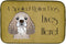 Caroline's Treasures Cocker Spaniel Spoiled Dog Lives Here Dish Drying Mat, 14 x 21", Multicolor
