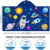 30" 50 Bonsai Tree Spaceman Hooded Beach Towel for Kids, Cute Space Man Bath Towel with Hood, Boy Microfiber Super