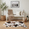 Cow Print Rug, Faux Fur Cowhide Area Rug for Living Room, Bedroom,Nursery