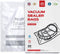 ForJars Vacuum Sealer Bags for Food Storage, 100 Count Pre-Cut Size Bags for Sous Vide Cooking, 8x12