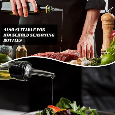 120 3/4 Inch Epakh Pieces Liquor Pour Spout for Bottles Bulk, Stainless Steel Speed Liquor Spout Wine Alcohol Pourers