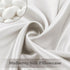 Adubor Silk Pillow Case - 23 Momme 6A Grade Fibers, 900 Thread Count, Queen 20''x30'', Ivory White