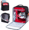 BAGSPRITE Stand Mixer Cover with Appliance Sliders Base for KitchenAid Mixer, Storage Bag with Pockets for Accessories