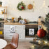 6 Preboun Pcs Hello Winter Kitchen Towels Snowman Gnome Dish Snowflake Tea Christmas Hand Drying Towels Baking Cooking