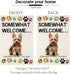 Yorkie Yard Flag Funny Dog Garden Flag, Somewhat Welcome Vertical Double Sided Decoration 12x18 Inch