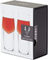 Viski Crystal Heavyweight Shot Glasses, Set of 2 Premium Crystal Clear Glass, 2 oz Shot Glass Gift Set