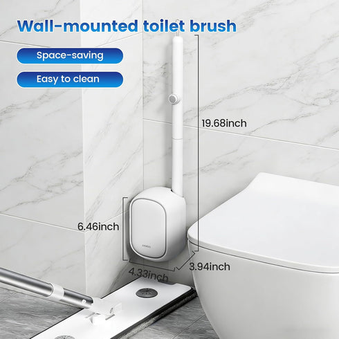36 Set JUDRDO Disposable Toilet Brush,Toilet Bowl Cleaner,Wall Mounted Toilet Bowl Brush with Refills for Deep Toilet