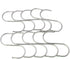 Heavy Duty Metal Chrome Plated S Shape Hooks, Set of 10 Large