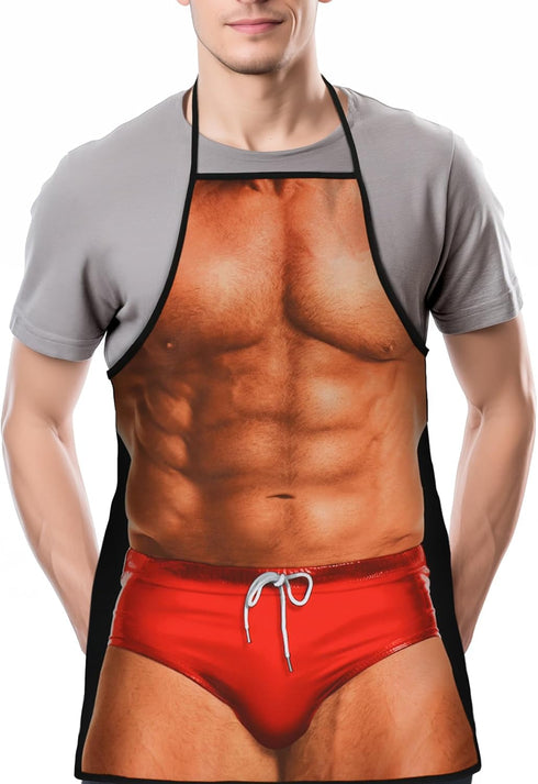 Apron Kitchen Chef Cooking Gag Gift Creative Funny Grilling Baking