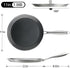 Nonstick Crepe Pan, 11Inch Stainless Steel Crepe Pan, Honeycomb Coating Flat Skillet Tawa Dosa Tortilla Omelet Griddle Pan, PFOA Free, Induction Compatible by DCIGNA