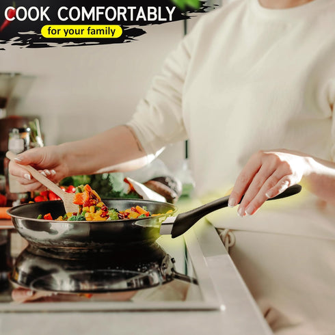 Cookware Pans Replacement Grip Handle, Removable Lid Handle Knob for Pots and Pans with Detachable Screw