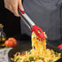 2 9-Inch 12-Inch PCS Pasta Tong Spaghetti Tongs, & Heat Resistant Silicone Pasta Tongs Spaghetti Server With Teeth
