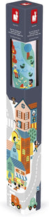 120 78cm 2 J05910 Janod - Children's Car Rug - City Theme - Soft & Non-Slip - Urban Pattern - Play Rug for Girls