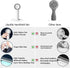 JISULIFE Handheld Fan, Portable Bladeless Mini Fan with 4500mAh, 18H Max Cooling Time, USB Rechargeable for Travel
