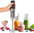 Total Chef Hand Blender, Variable Speed Immersion Blender, 225W with Turbo Boost for Soups, Smoothies & Dips