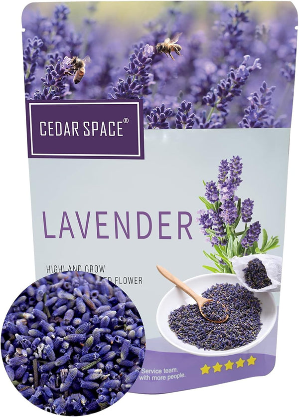 Dried Lavender Flowers for Home Fragrance - Grade Dried Lavender for Tea, Baking, Baths, Wedding Decoration