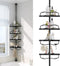 cogardenshower Corner Shower Caddy Tension Pole - Heavy Duty Floor to Ceiling Shower