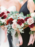 MACTING 30PCS Artificial Rose Flowers, Real Touch Fake Red Foam Roses for DIY Wedding Bouquets, Crafts, Home Decor