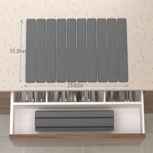 YEECOPON 23.6" 15.4" Counter, x Dish Drying Mat for Kitchen Foldable Fast Drying Stone Mats, Non-Slip Super Absorbent