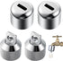 2 Pack Water Spigot Lock, Brass Hose Bib Lock for 3/4 Inch