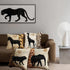 VENUSL Set of 4 Decorative Throw Pillow Covers, African Animals Giraffe, Elephant, Horse, Leopard, 18x18 Inch