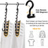 8-Pack Closet Organizers and Storage - Heavy Clothes Hangers for Home Organization, College Dorm Essentials
