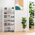 6 Closet,Hallway,Entryway,Small 18"x11"x34" Haddockway Small Tier Bamboo Shoe Rack Storage Organizer,Multifunctional