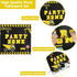 50, 200 Set Construction Party Plates and Napkins Serves Construction Birthday Supplies Pcs Tableware Dump Truck Party