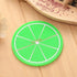7 Pieces Fruit Slices Silicone Coasters - Non-Slip, 240 Heat Resistant, Unique Cup Mats for Drinks, Coffee, Bowl