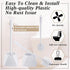 15 Sets Set 16.14 Inch FoldTier Toilet Holder and Brush Toilet Bowl Cleaner Brush with Caddy Bathroom Scrub Plastic