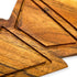 Christmas Tree Shaped Wood Cutting Board for Kitchen Decoration, 11"L x 9.75"W, Wooden Charcuterie Board