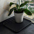 Black Silicone Organizer Tray for Kitchen Sink and Bathroom, Non-Slip Dishwasher Tray, Versatile Drawer Organizer